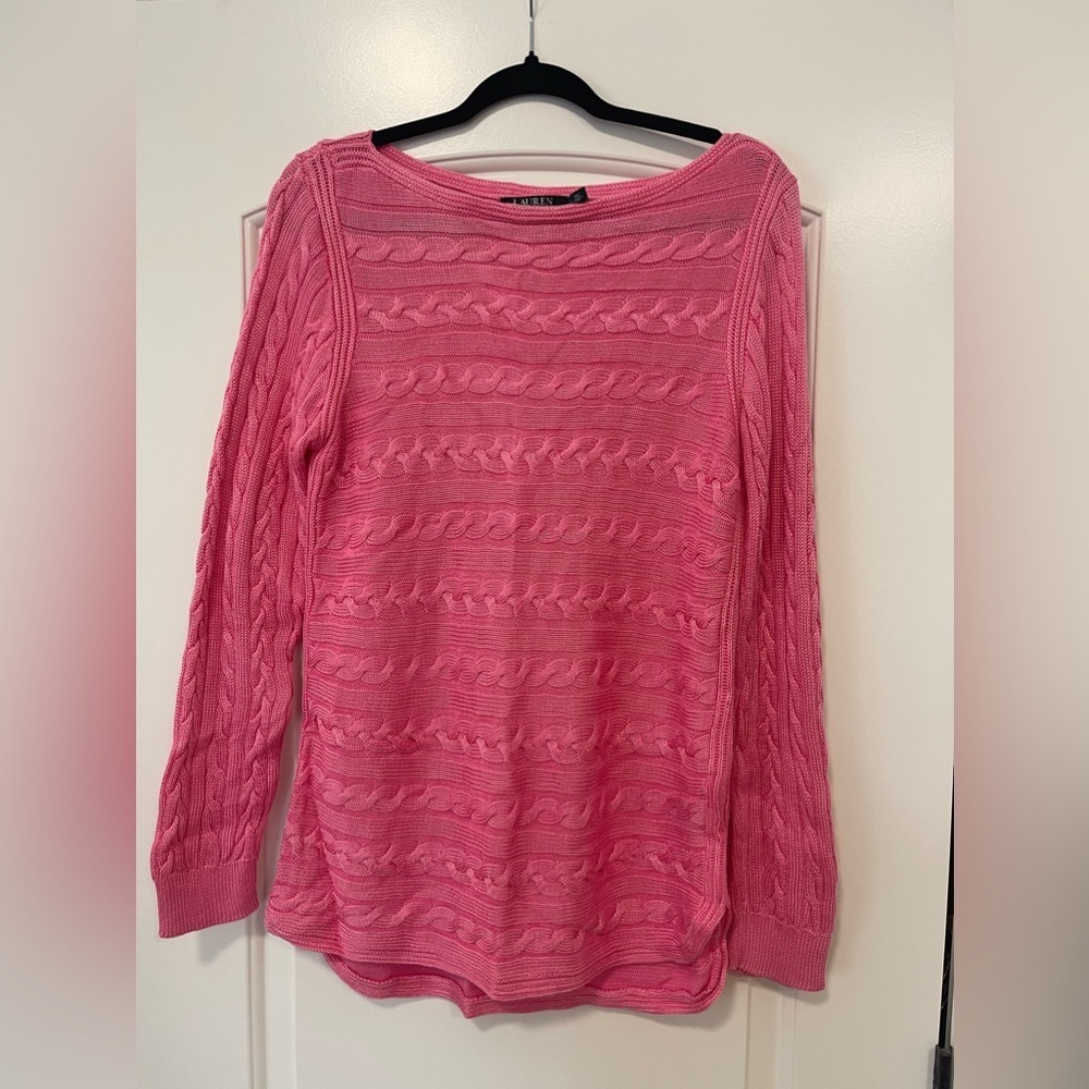 Women’s Lauren Ralph Lauren Cable Knit Long Sleeve